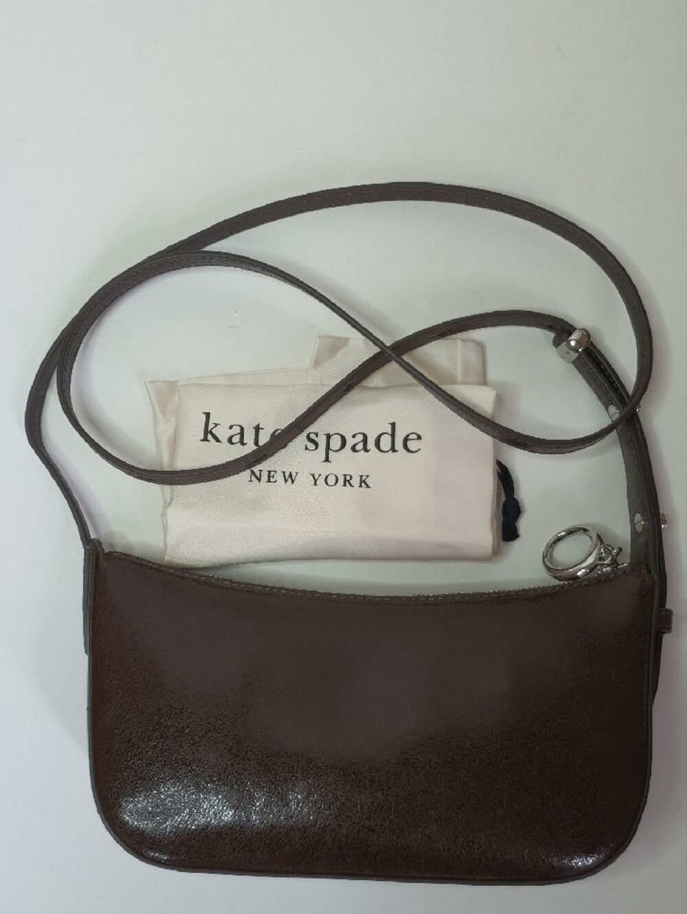 Kate Spade Halo Glazed Leather Crossbody Bag  NWOT + FREE GIFT - Picture 2 of 15